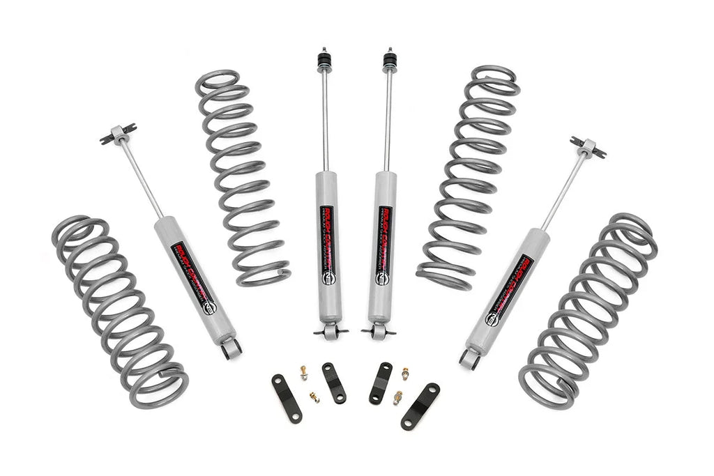 Rough Country 2.5 Inch Lift Kit | Coils | Jeep Wrangler Unlimited 2WD/4WD (2007-2018) 67930 - Kit Contents