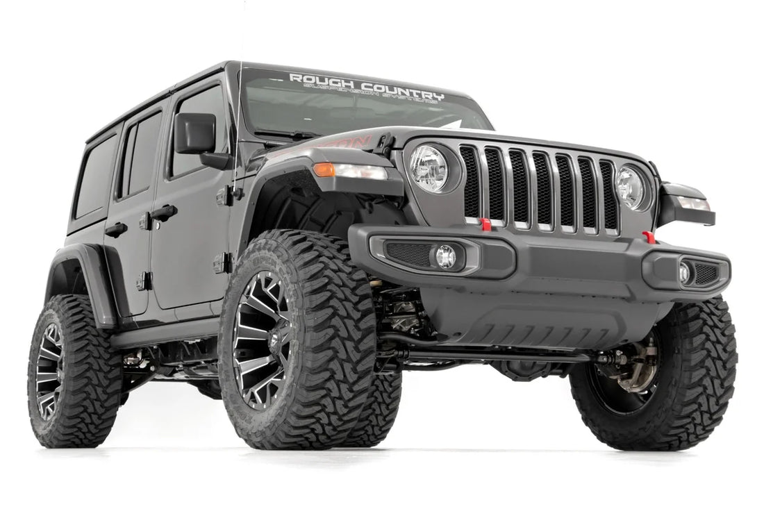 Rough Country 2.5 Inch Lift Kit | Coils | M1R | Jeep Wrangler Unlimited 4WD (2024-2026) - Side View