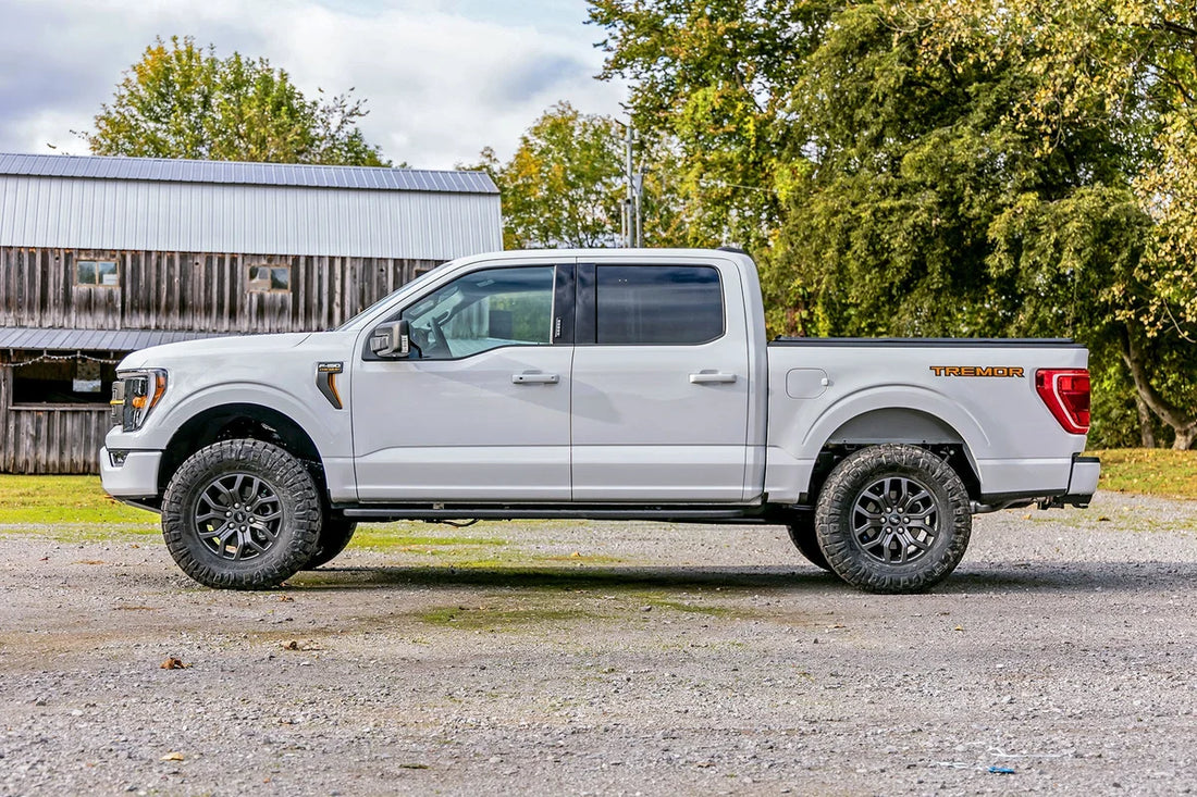Rough Country 2.5 Inch Lift Kit | M1 Struts | Ford F-150 Tremor 4WD (2021-2024) 510040 - Installation View