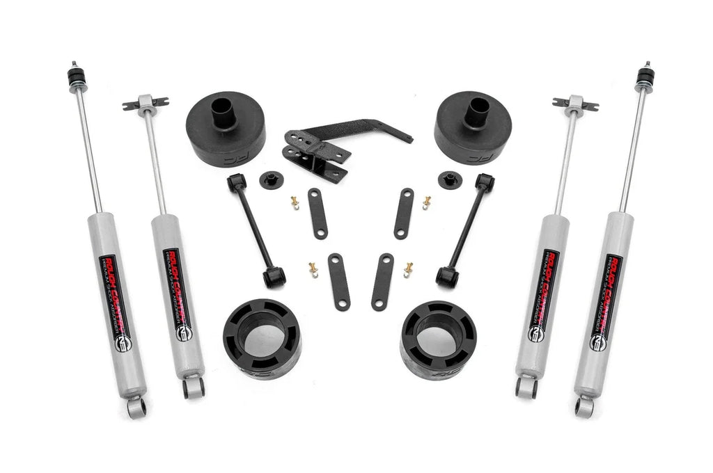 Rough Country 2.5 Inch Lift Kit | Spacers | N3 | Jeep Wrangler JK/Wrangler Unlimited  (07-18) 65730