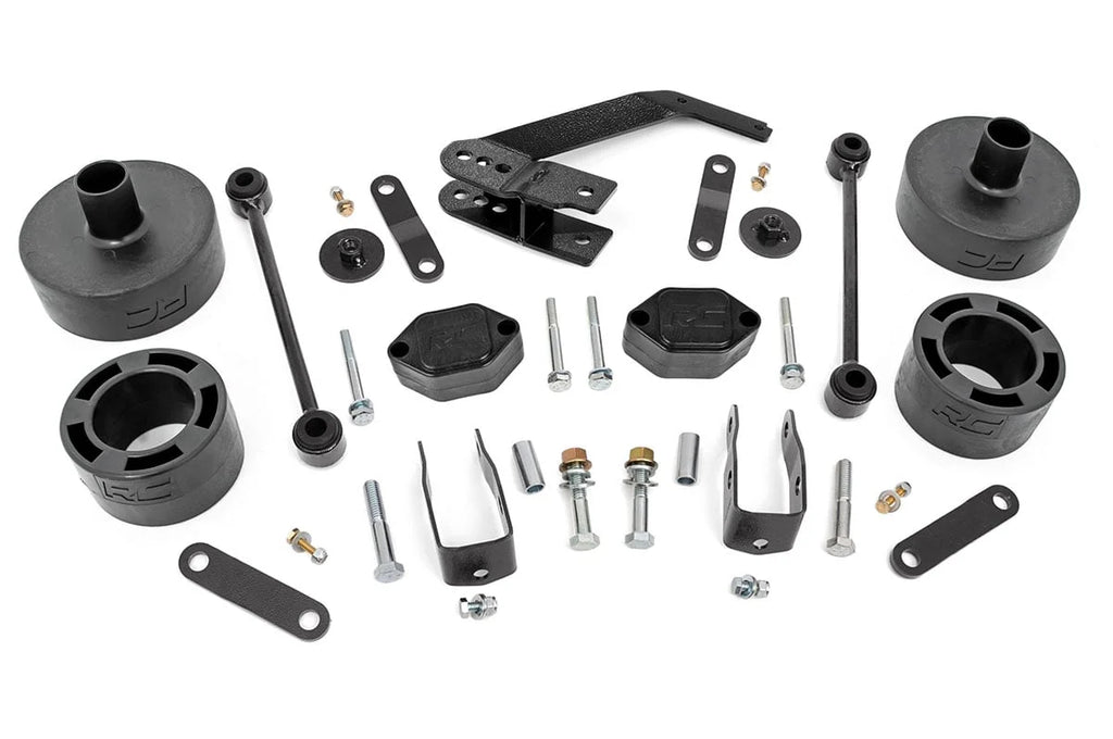 Rough Country 2.5 Inch Lift Kit | Spacers | Series II | Jeep Wrangler JK/Wrangler Unlimited (07-18) 635