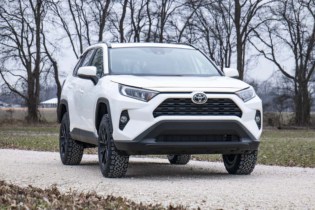 Rough Country 2.5 Inch Lift Kit | Toyota RAV4 2WD/4WD (2019-2023) 73100 - Installation View