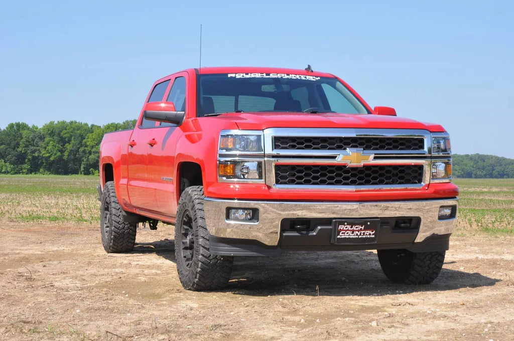 Rough Country 2.5 Inch Lift Kit | Vertex | Chevy/GMC 1500 2WD/4WD (07-18 & Classic) 1320V - Back View