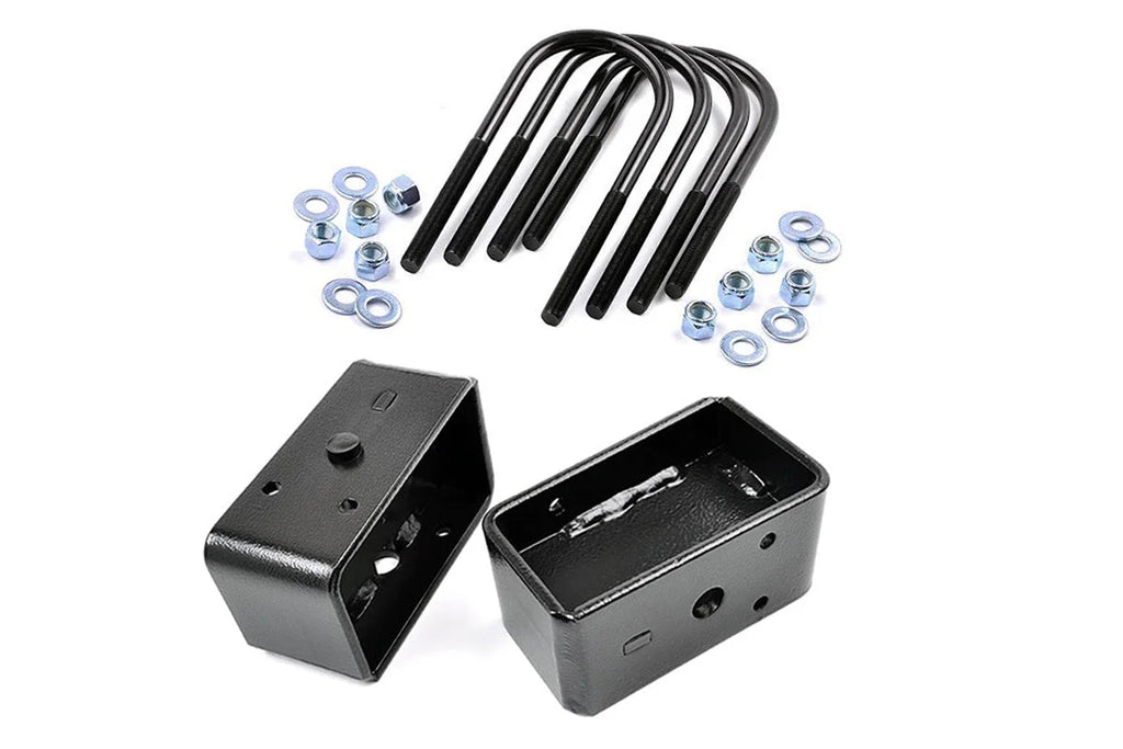 Rough Country 3 Inch Block & U-Bolt Kit | Ford Bronco 4WD (1978-1979) 6542