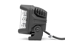 Load image into Gallery viewer, Rough Country 3 Inch Chrome Series LED Lights | Wide Angle Osram | Pair 70904 - Angled View
