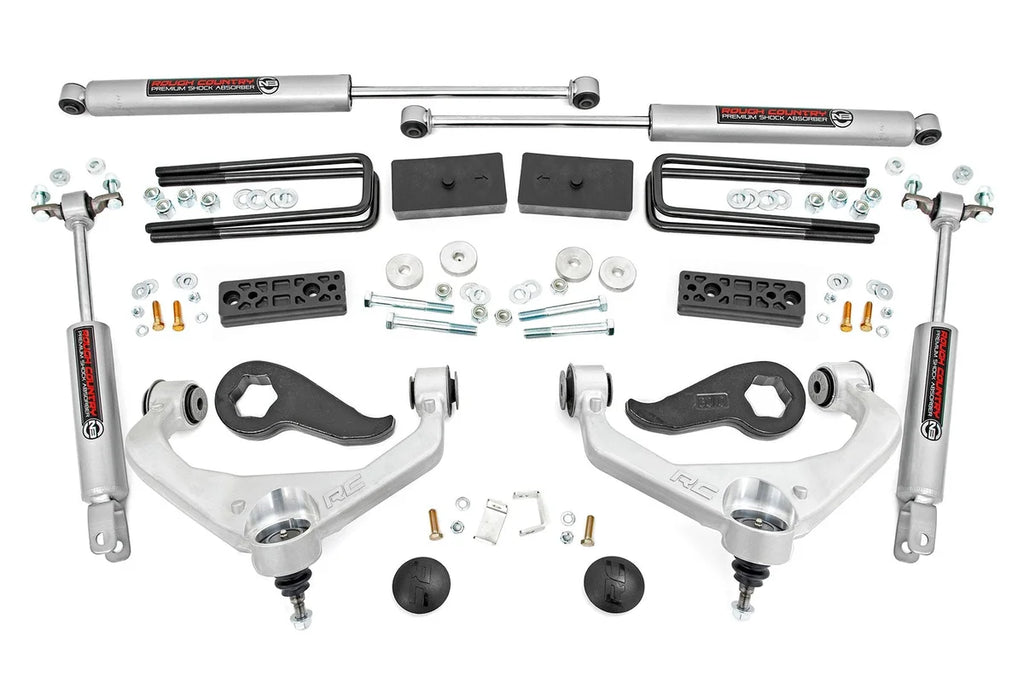 Rough Country 3 Inch Lift Kit | Chevy Silverado & GMC Sierra 2500HD 2WD/4WD (2020-2024) 95830 - Main Product View