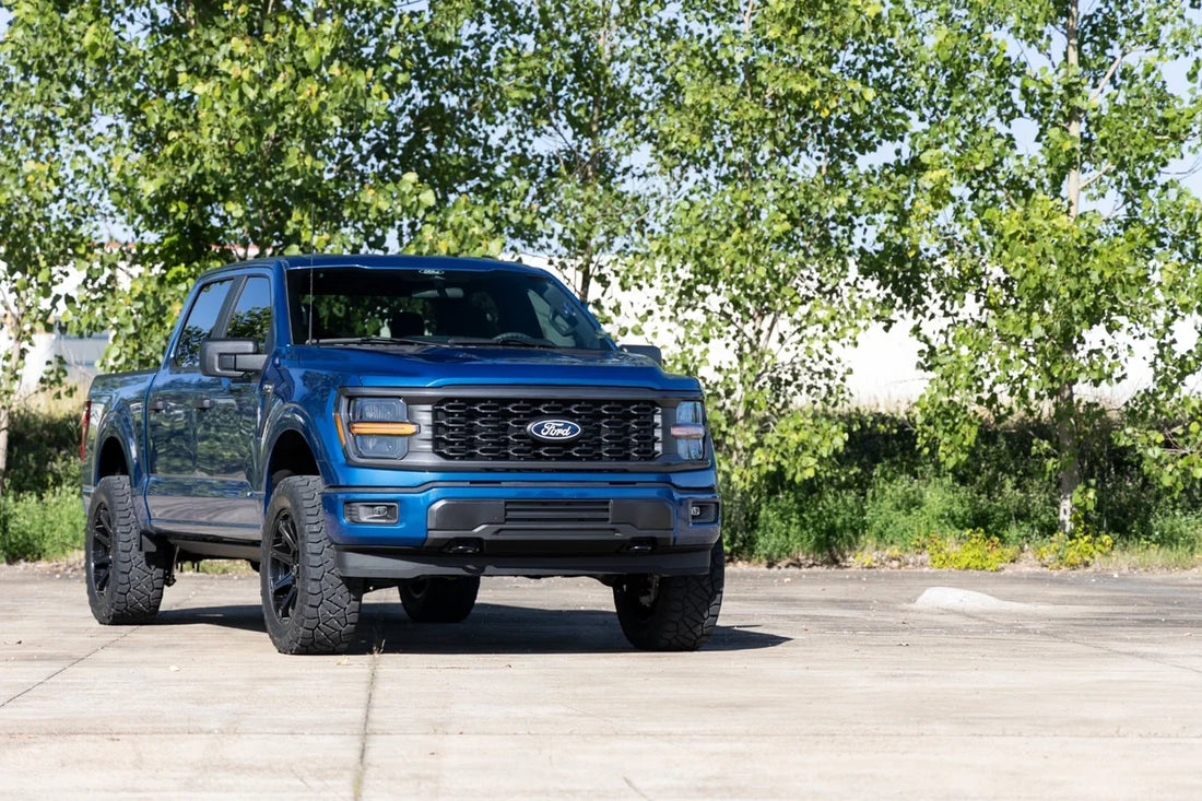 Rough Country 3 Inch Lift Kit | Forged UCA | Ford F-150 2WD (2021-2026) 41430_A - Back View