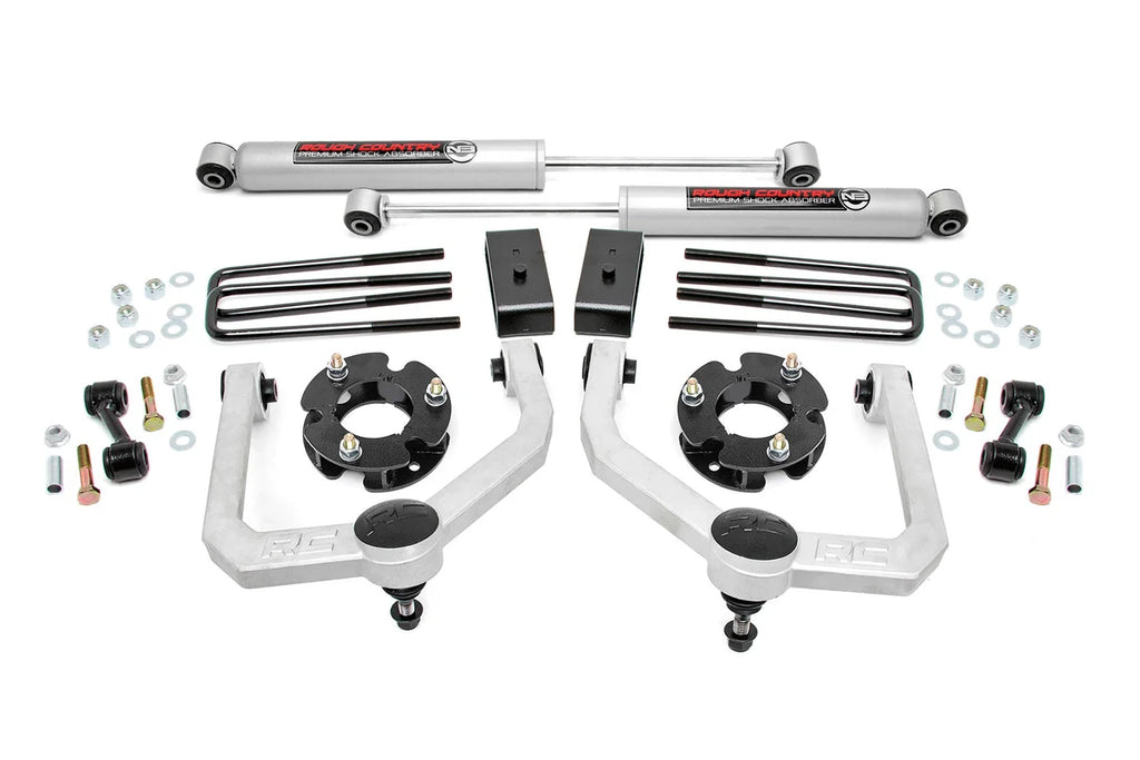 Rough Country 3 Inch Lift Kit | N3 Shocks | Nissan Titan 2WD/4WD (2004-2024) 83430 - Main Product View