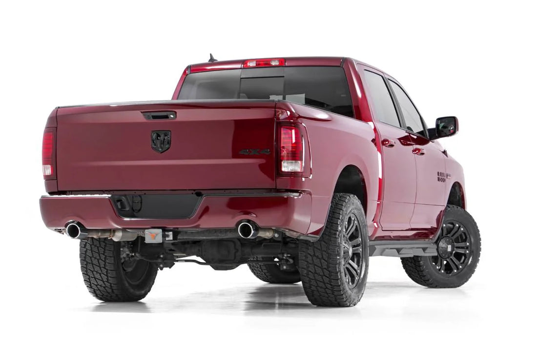 Rough Country 3 Inch Lift Kit | N3 Struts/Shocks | Ram 1500 4WD (2012-2018 & Classic) 31231RED - Installation View