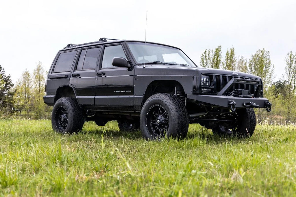 Rough Country 3 Inch Lift Kit | RR Springs | Jeep Cherokee XJ 2WD/4WD (1984-2001) 630N2 - Size Reference