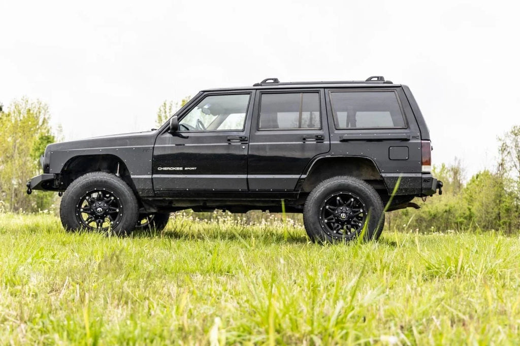 Rough Country 3 Inch Lift Kit | RR Springs | Jeep Cherokee XJ 2WD/4WD (1984-2001) 630N2 - Size Reference