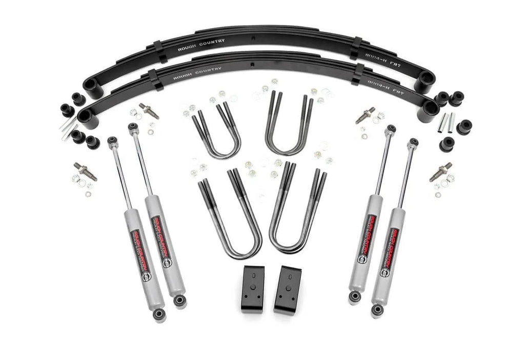 Rough Country 3 Inch Lift Kit | Rear Blocks | Jeep Grand Wagoneer/J10 Truck/J20 Truck/Wagoneer 4WD 64030 - Main Product View