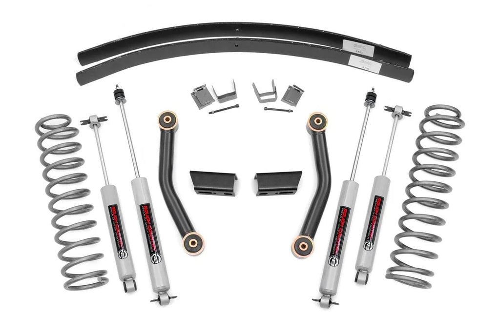 Rough Country 3 Inch Lift Kit | Series II | RR AAL | Jeep Cherokee XJ 2WD/4WD (1984-2001) 670XN2 - Main Product View