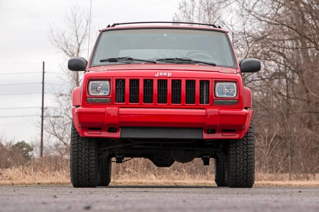 Rough Country 3 Inch Lift Kit | Series II | RR Springs | Jeep Cherokee XJ 2WD/4WD (84-01) 630XN2 - Back View