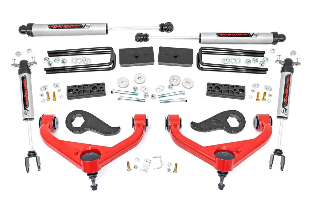 Rough Country 3 Inch Lift Kit | UCAs | V2 | w/ Overloads | Chevy/GMC 2500HD/3500HD (20-26) - Main Product View