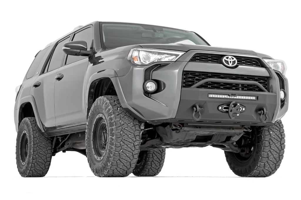 Rough Country 3 Inch Lift Kit | Upper Control Arms | RR Coils | N3 Struts | Toyota 4Runner (10-24) 76632 - Side View