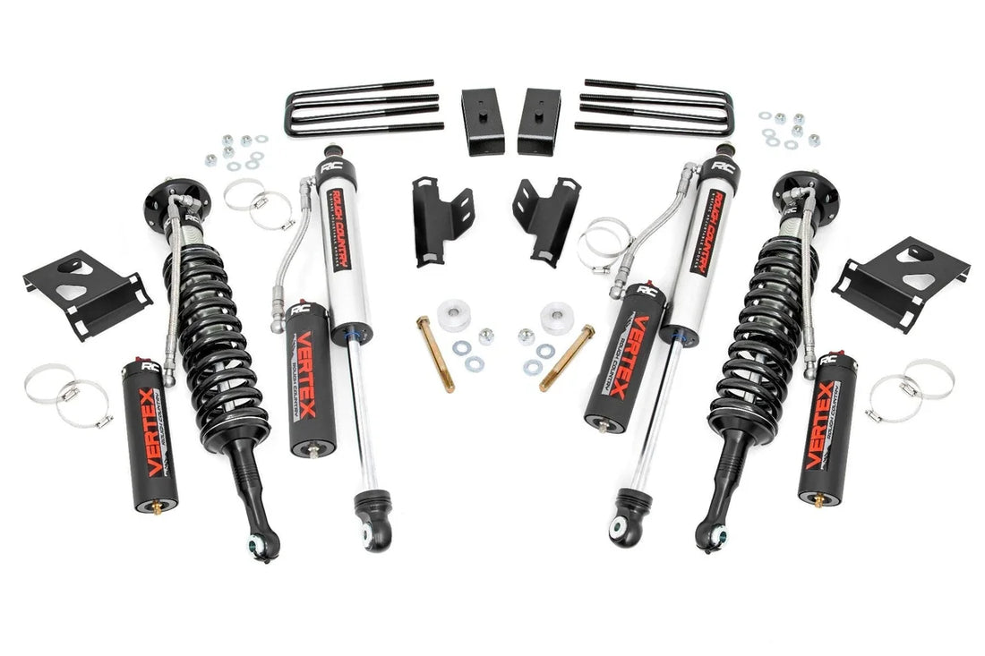 Rough Country 3 Inch Lift Kit | Vertex | Toyota Tacoma 4WD (2005-2023) 74550 - Side View