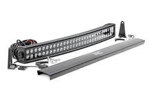 Load image into Gallery viewer, Rough Country 30 Inch Black Series LED Light Bar | Curved | Dual Row 72930BL - Main Product View