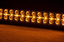 Load image into Gallery viewer, Rough Country 30 Inch Black Series LED Light Bar | Curved | Dual Row | Amber DRL 72930BDA - Side View