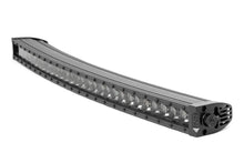 Load image into Gallery viewer, Rough Country 30 Inch Black Series LED Light Bar | Curved | Single Row | Cool White DRL 72730BLDRL - Side View