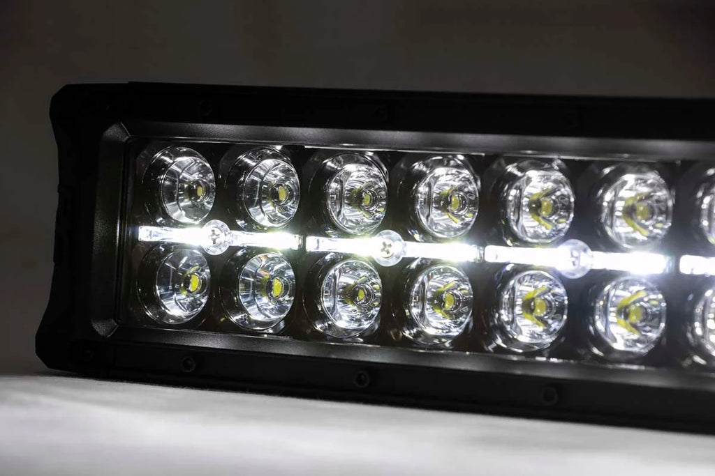 Rough Country 30 Inch Black Series LED Light Bar | Dual Row | Cool White DRL 70930BD - Installation View