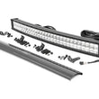 Load image into Gallery viewer, Rough Country 30 Inch Chrome Series LED Light Bar | Curved | Dual Row | Cool White DRL 72930D - Main Product View