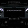Load image into Gallery viewer, Rough Country 30 Inch Chrome Series LED Light Bar | Curved | Dual Row | Cool White DRL 72930D - Back View