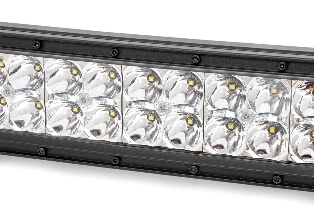Rough Country 30 Inch Chrome Series LED Light Bar | Curved | Dual Row | Cool White DRL 72930D - Installation View