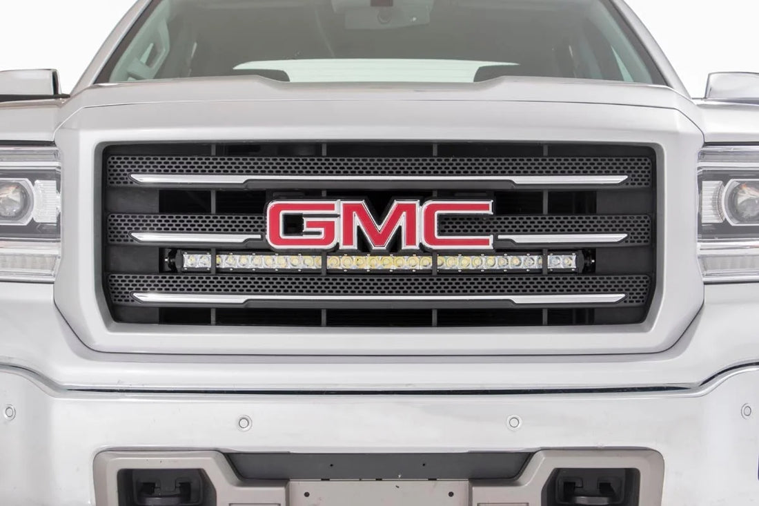 Rough Country 30 Inch Chrome Series LED Light Bar | Curved | Single Row 72730 - Installation View