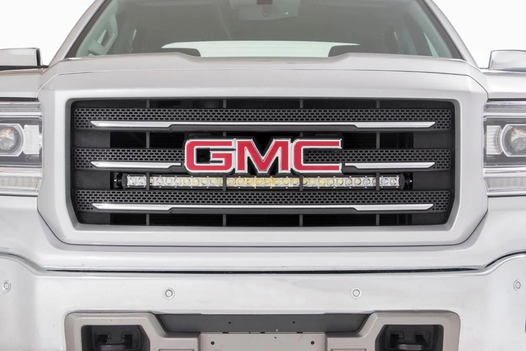 Rough Country 30 Inch Chrome Series LED Light Bar | Curved | Single Row 72730 - Installation View