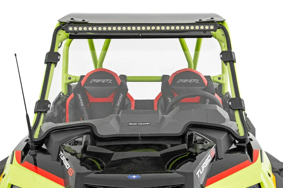 Rough Country 30" LED Kit | Front-Facing | Curved | Polaris RZR Turbo S 93111 - Back View