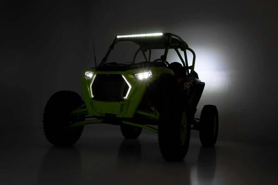 Rough Country 30" LED Kit | Front-Facing | Polaris RZR Turbo S 93107 - Installation View