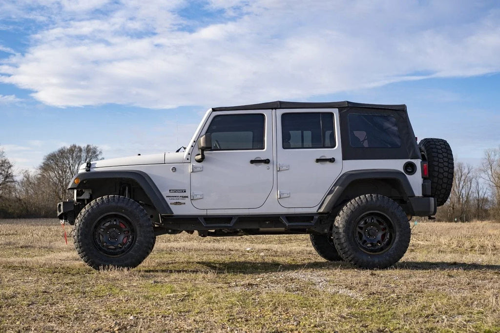 Rough Country 3.25 Inch Lift Kit | M1R | Jeep Wrangler Unlimited 2WD/4WD (2007-2018) - Side View