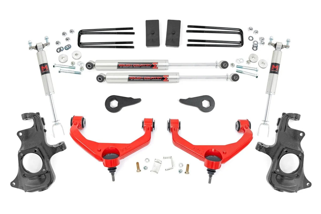Rough Country 3.5 Inch Knuckle Lift Kit | M1 | w/ Overloads | Chevy/GMC 2500HD/3500HD (11-19) - Main Product View