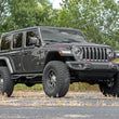 Load image into Gallery viewer, Rough Country 3.5 Inch Lift Kit | Adj Lower | FR D/S | M1R | Jeep Wrangler Unlimited (24-26) - Installation View