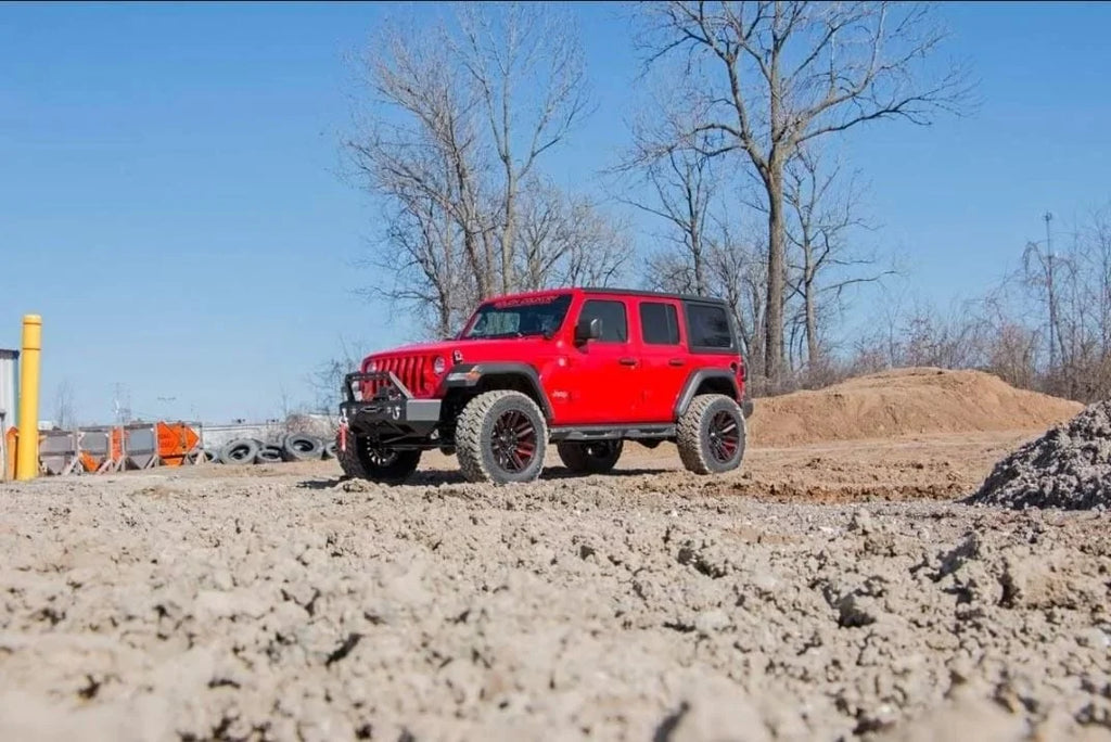 Rough Country 3.5 Inch Lift Kit | C/A Drop | 2-Door | Jeep Wrangler JL 4WD (2018-2023) 62930 - Installation View
