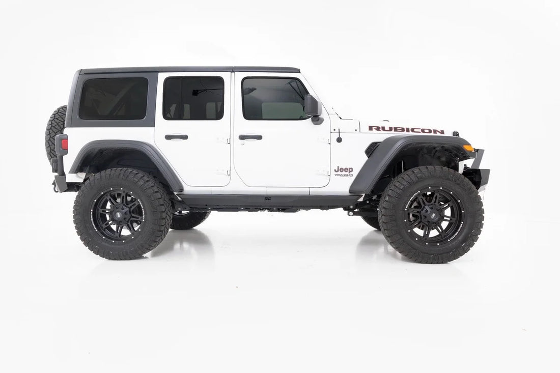 Rough Country 3.5 Inch Lift Kit | C/A Drop | FR D/S | M1 | Jeep Wrangler Unlimited (24-26) - Back View