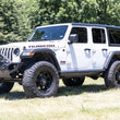 Load image into Gallery viewer, Rough Country 3.5 Inch Lift Kit | C/A Drop | FR D/S | M1 | Jeep Wrangler Unlimited (24-26) - Installation View