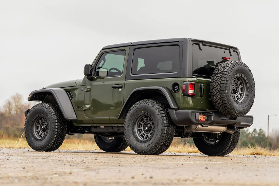 Rough Country 3.5 Inch Lift Kit | C/A Drop | Front D/S | M1R | Jeep Wrangler JL 4WD (24-26) - Installation View