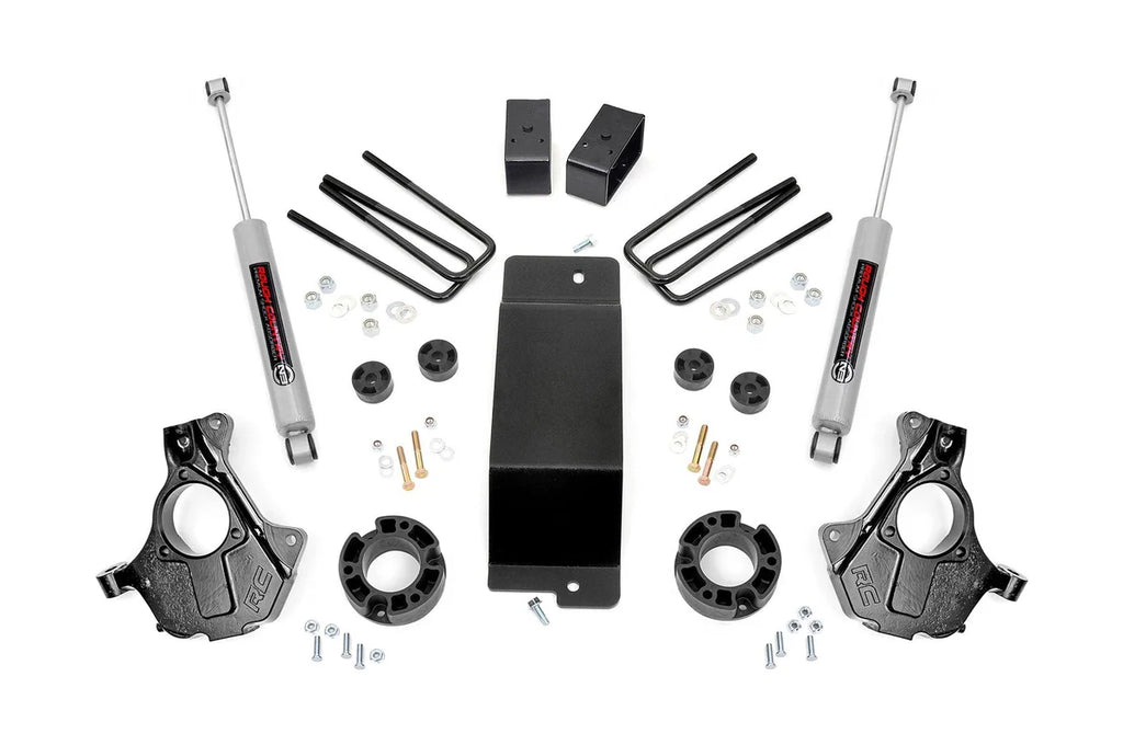 Rough Country 3.5 Inch Lift Kit | Cast Steel LCA | Chevy/GMC 1500 (07-13) 11930 - Main Product View
