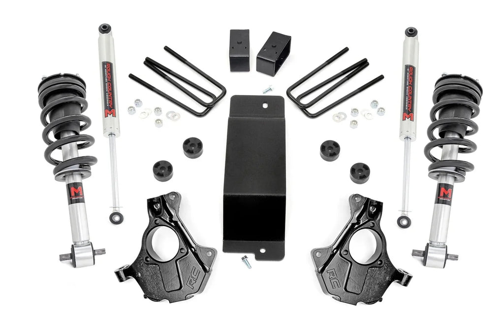 Rough Country 3.5 Inch Lift Kit | Cast Steel LCA | M1 Strut | Chevy/GMC 1500 (07-13) 11940 - Main Product View
