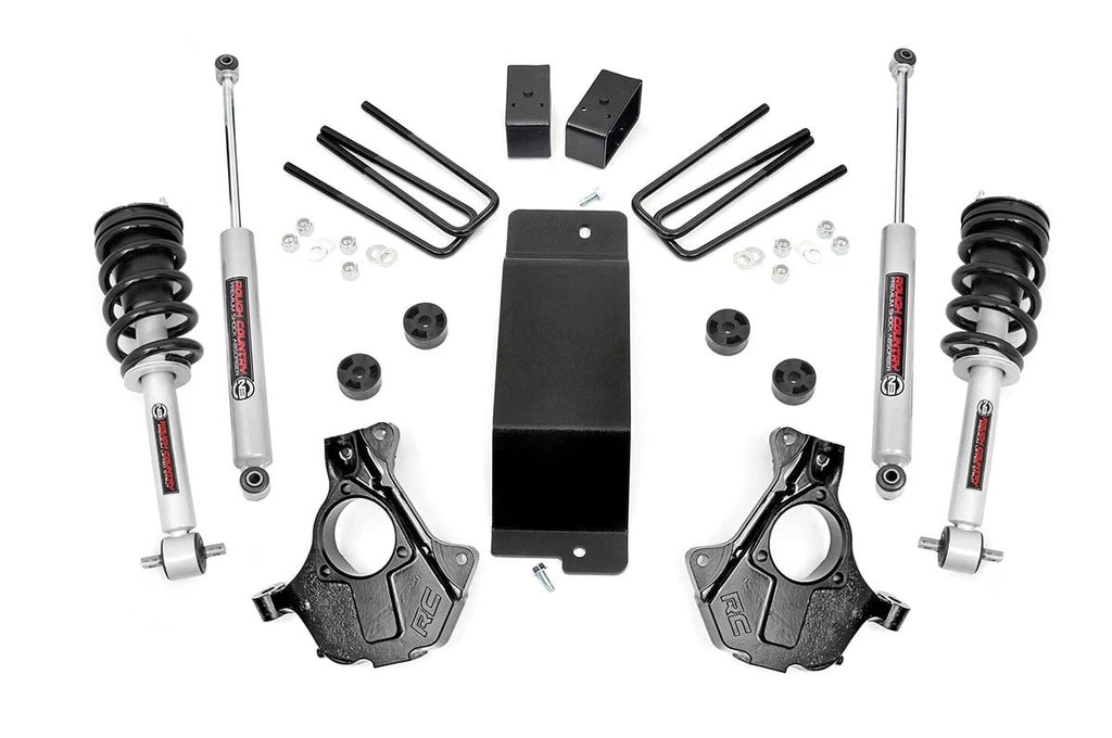 Rough Country 3.5 Inch Lift Kit | Cast Steel LCA| N3 Strut | Chevy/GMC 1500 (07-13) 11932