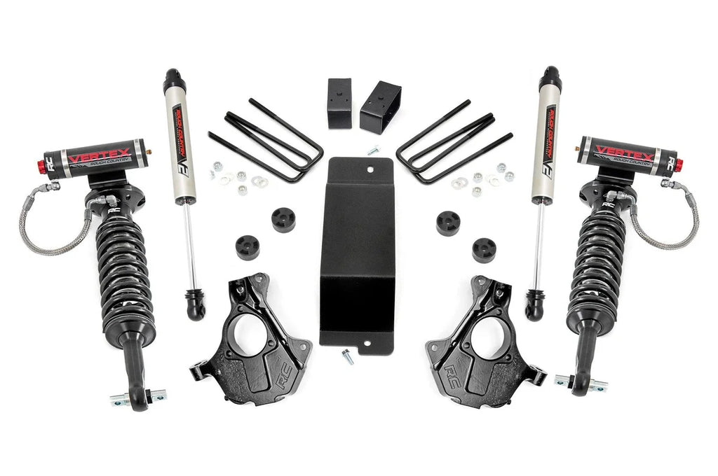 Rough Country 3.5 Inch Lift Kit | Cast Steel LCA | Vertex/V2 | Chevy/GMC 1500 (14-18 & Classic) 12457 - Main Product View
