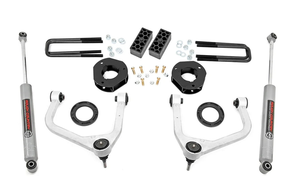 Rough Country 3.5 Inch Lift Kit | Chevy Silverado 1500 2WD/4WD (2019-2024) 29531A - Main Product View
