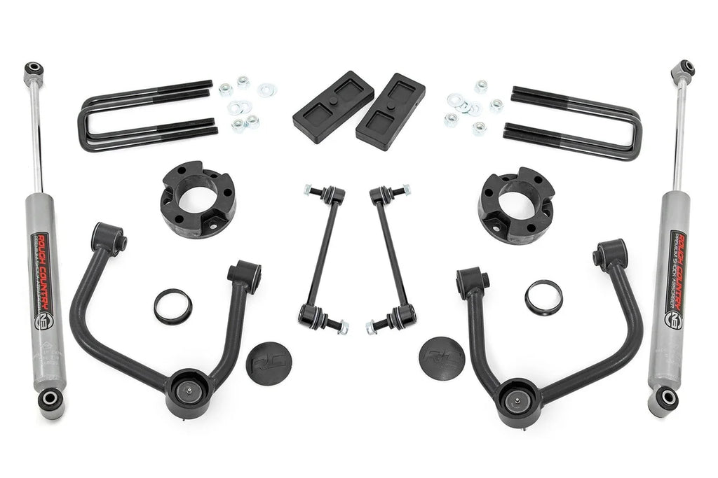 Rough Country 3.5 Inch Lift Kit | Ford Ranger 4WD (2024-2025) - Kit Contents