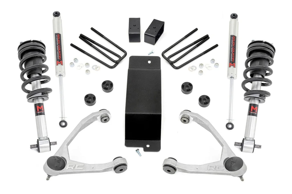 Rough Country 3.5 Inch Lift Kit | Forged UCA | M1 Strut | | Chevy/GMC 1500 (14-16) 19440 - Main Product View