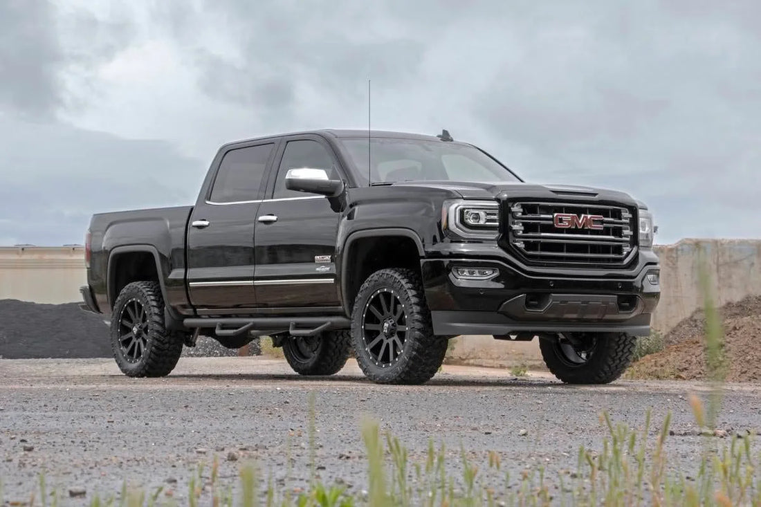 Rough Country 3.5 Inch Lift Kit | Forged UCA | N3 Strut | Chevy/GMC 1500 (14-16) 19432 - Installation View