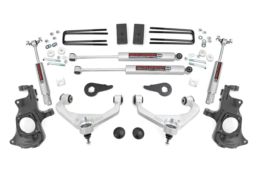 Rough Country 3.5 Inch Lift Kit | Knuckle | Chevy/GMC 2500HD/3500HD (11-19) 95730 - Main Product View