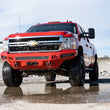 Load image into Gallery viewer, Rough Country 3.5 Inch Lift Kit | Knuckle | Vertex | w/ Overloads | Chevy/GMC 2500HD/3500HD (11-19) 97650RED - Side View