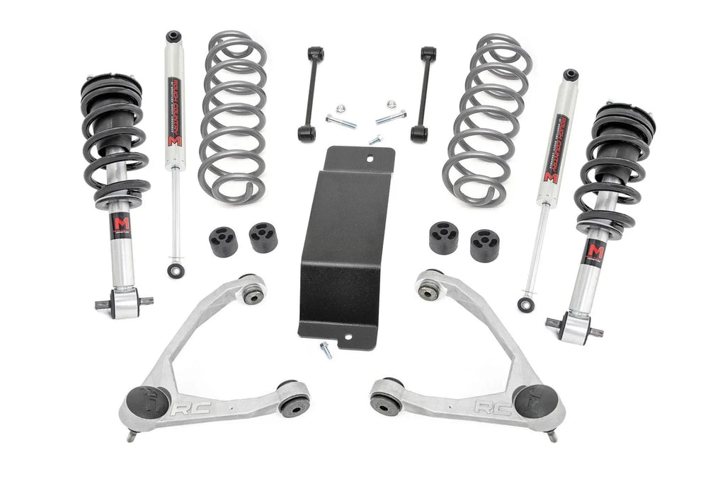 Rough Country 3.5 Inch Lift Kit | M1 Struts | Forged UCAs | Chevy/GMC SUV 1500 2WD/4WD (2007-2020) - Main Product View